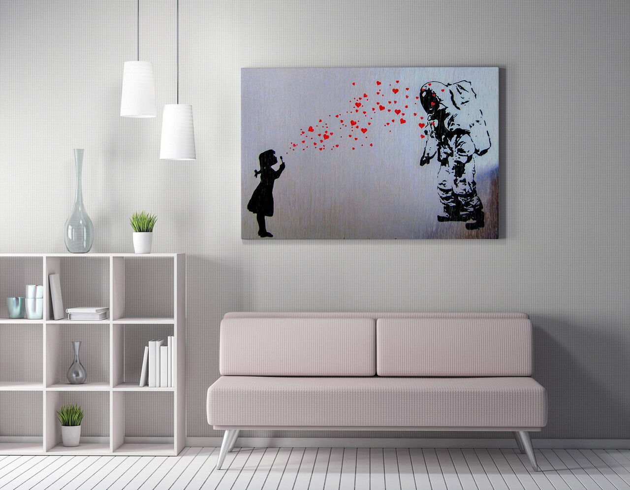 Tablou decorativ, WY05 (50 x 70), Canvas imprimat, Multicolor - imagine 6